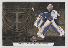 Jordan Binnington 2025-26 Tim Hortons Collectors Series Goalie Etchings card