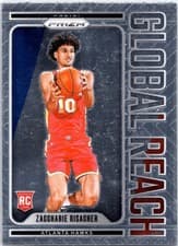 2024-25 Panini Prizm Global Reach Zaccharie Risacher #7 card
