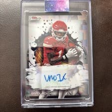 Xavier Worthy 2024 Finest Rookie Finest Autographs card