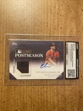 2024 Topps Postseason Performance Autograph Relic Chas McCormick #PPAR-CM card