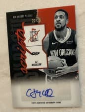 2025-26 Topps Signature Class Shadow Scripts CJ McCollum #SS-CJM card