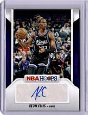 2024-25 Hoops Great SIGnificance Keon Ellis #GS-KEK card