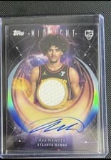 2025-26 Topps Midnight Rookie Jersey Autographs Asa Newell #RJA-AN card