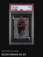 2025-26 Topps All Kings Egor Dëmin #AK-23 card