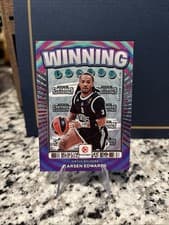 2025-26 Panini Contenders EuroLeague Winning Ticket Carsen Edwards #16 card