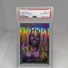 2025-26 Finest Aura LeBron James #AU-11 card