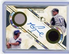 2025 Topps Diamond Icons Single Player Dual Team Autographed Relics Mark Grace #DTA-MG card