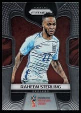 Raheem Sterling 2018 Panini Prizm World Cup card