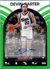 2025-26 NBA Hoops 1989 Hoops Signatures Devin Carter #89S-DC card