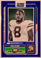 Josh Jacobs 2025 Score The Franchise card