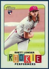 2025 Topps Heritage Rookie Performers Rhett Lowder #RP-12 card