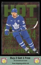 2025-26 Flair Hot Numbers Auston Matthews #HN-17 card