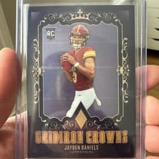 2024 Panini Phoenix Gridiron Crowns Jayden Daniels #GC-JDS card