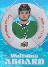 2024-25 Upper Deck Welcome Aboard Mavrik Bourque #WA-9 card