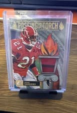 2025 Donruss Passing the Torch Jerseys Deion Sanders / Travis Hunter #PTJ-CB card