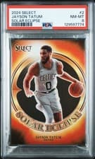 Jayson Tatum 2024-25 Panini Select Solar Eclipse card
