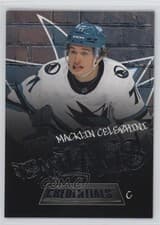2025-26 Upper Deck Credentials Team Tags Macklin Celebrini #TT-4 card