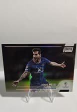 Lionel Messi 2021 Stadium Club Chrome UEFA Champions League card