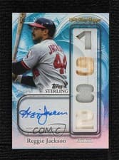2025 Topps Sterling Awards Autographed Relics Reggie Jackson #SA-RJ card
