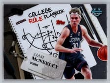 2024-25 Bowman University Chrome College Rule Playbook Liam McNeeley #CRP-14 card