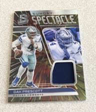 Dak Prescott 2021 Panini Spectra Sunday Spectacle card