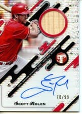 2025 Topps Pristine Pristine Pieces Autograph Relics Scott Rolen #PPAR-SR card