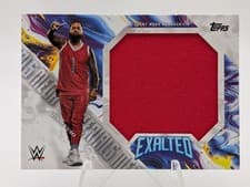 2025 Topps Exalted WWE Wrestling Mega Materials Jimmy Uso #MM-JU card