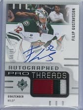 2024-25 Upper Deck Ultimate Collection Pro Threads Filip Gustavsson #PT-FG card