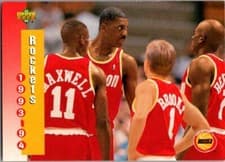 Houston Rockets 1993-94 Upper Deck Base Set card