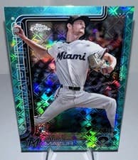 2025 Topps Chrome Logofractor Edition Base Set Adam Mazur #157 card