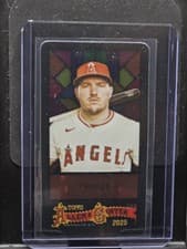 2025 Topps Allen & Ginter Mini Stained Glass Mike Trout #100 card