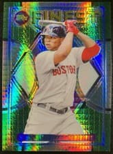 Rafael Devers 2022 Topps Finest Flashback card