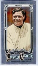 2025 Topps Allen & Ginter Mini Chrome Babe Ruth #28 card
