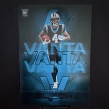 2025 Panini Black Vanta Tetairoa McMillan #15 card