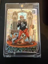 Baker Mayfield 2021 Panini Donruss Downtown card