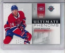 Logan Mailloux 2024-25 Upper Deck Ultimate Collection Ultimate Phenoms card