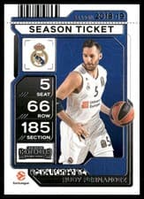 2025-26 Panini Contenders EuroLeague Base Season Ticket Rudy Fernandez #63 card