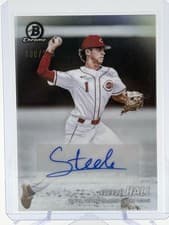 2025 Bowman Draft Achromatic Autographs Steele Hall #AA-SH card