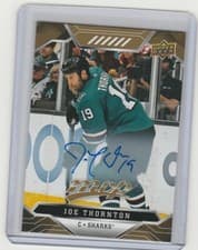 Joe Thornton 2019 Upper Deck MVP card