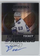 2025-26 Upper Deck Credentials Debut Ticket Access Autographs Dylan Duke #DTA-DU card