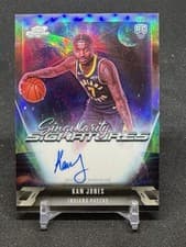 2025-26 Topps Cosmic Chrome Singularity Signatures Kam Jones #SS-KJ card