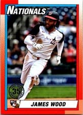 2025 Topps 1990 Topps Baseball (Series Two) James Wood #90B2-47 card