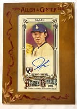 2025 Topps Allen & Ginter Framed Mini Autographs (Baseball) Roki Sasaki #MA-ROK card
