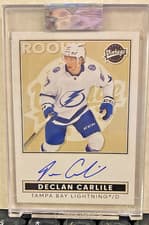 2024-25 Upper Deck Clear Cut Vintage Autos Declan Carlile #VA-DC card