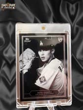 2025 Topps Black & White Prized Portraits Roki Sasaki #PP9 card