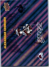 2024-25 Upper Deck MVP Above the Crease Alexandar Georgiev #AC-1 card