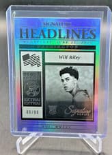 2025-26 Panini Signature Series Signature Headlines Will Riley #2 card