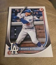 Mookie Betts 2025 Bowman card