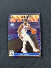 Joel Embiid 2023 Donruss Optic Express Lane card