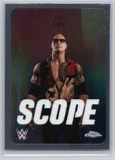 2026 Topps Chrome WWE Scope The Rock #SCO-36 card